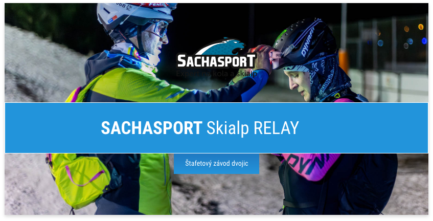 SACHASPORT Skialp RELAY – štafetový závod dvojic